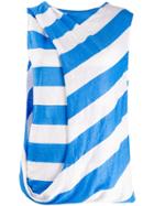 Chalayan Striped Top - White