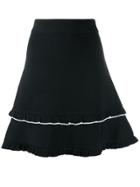 Michael Michael Kors Ruffled Hem Skirt - Black