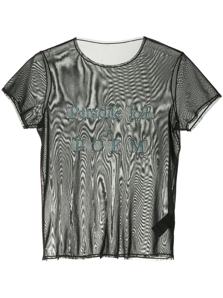 Tu Es Mon Trésor Paradise Lost T-shirt - Black