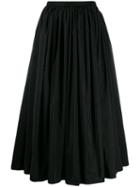 Stefano Mortari Pleated Skirt - Black