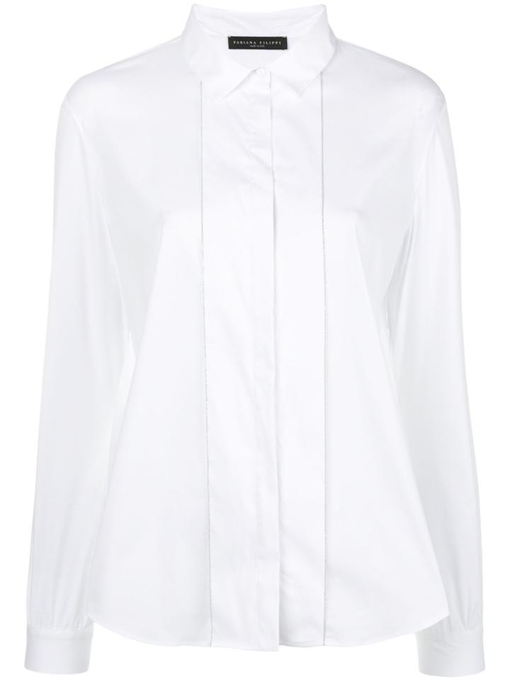 Fabiana Filippi Oversized Placket Shirt - White
