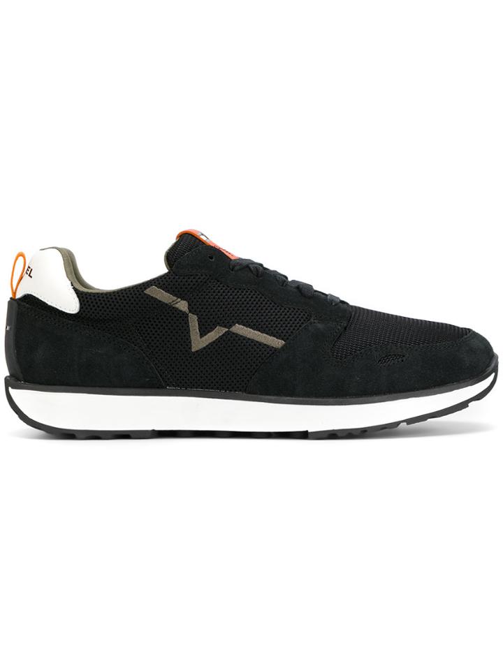 Diesel Lace Up Sneakers - Black