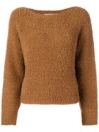 Vince Cropped Sweater - Brown