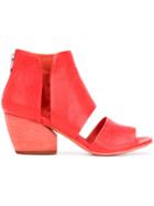 Officine Creative Open Toe Boots - Red