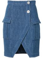 Manning Cartell Lurex Denim Skirt - Blue