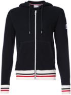Moncler Gamme Bleu Zipped Hooded Sweatshirt - Blue