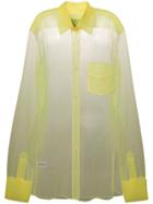 Viktor & Rolf Long-sleeve Sheer Blouse - Yellow