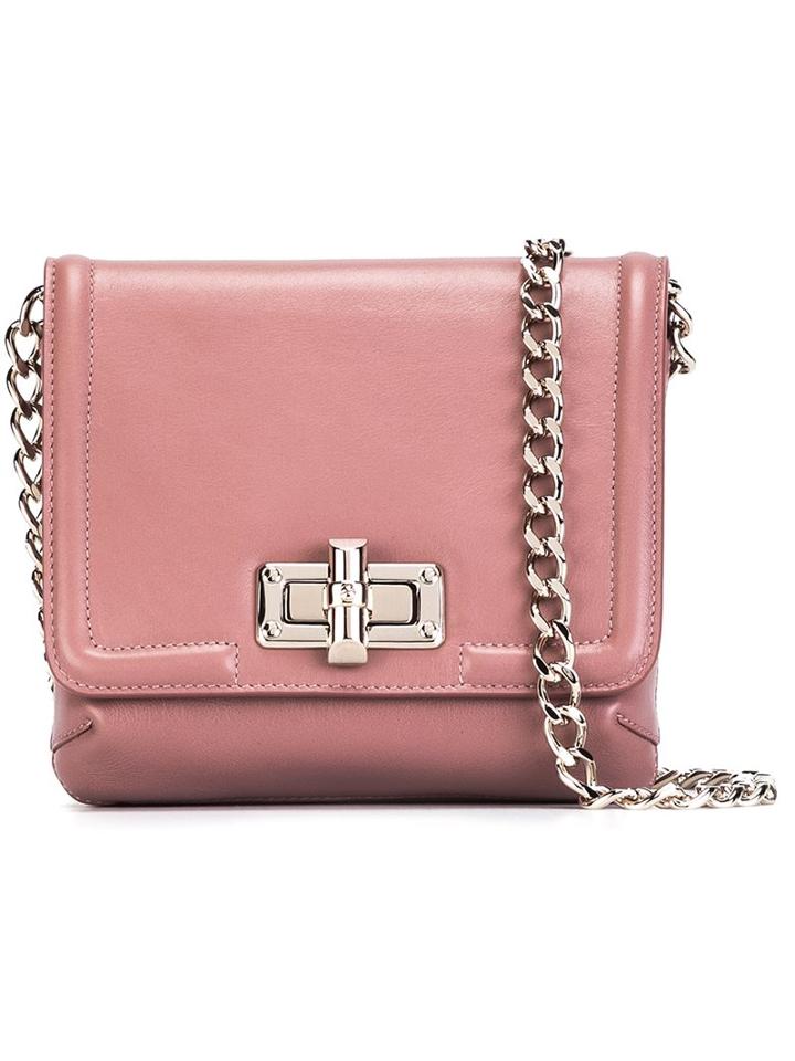Lanvin Mini 'happy' Crossbody Bag, Women's, Pink/purple