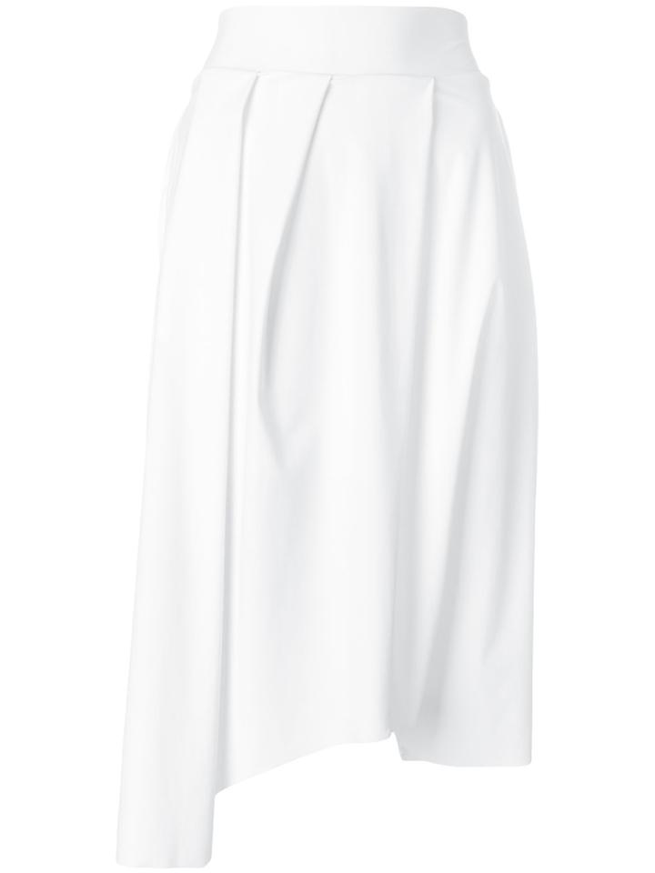 Lost & Found Ria Dunn Flared Asymmetric Skirt - White