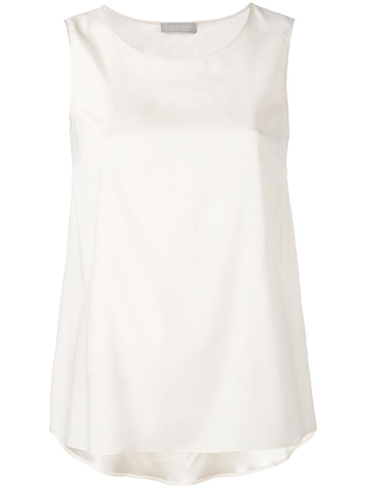Le Tricot Perugia - Classic Tank Top - Women - Silk/spandex/elastane - S, Nude/neutrals, Silk/spandex/elastane
