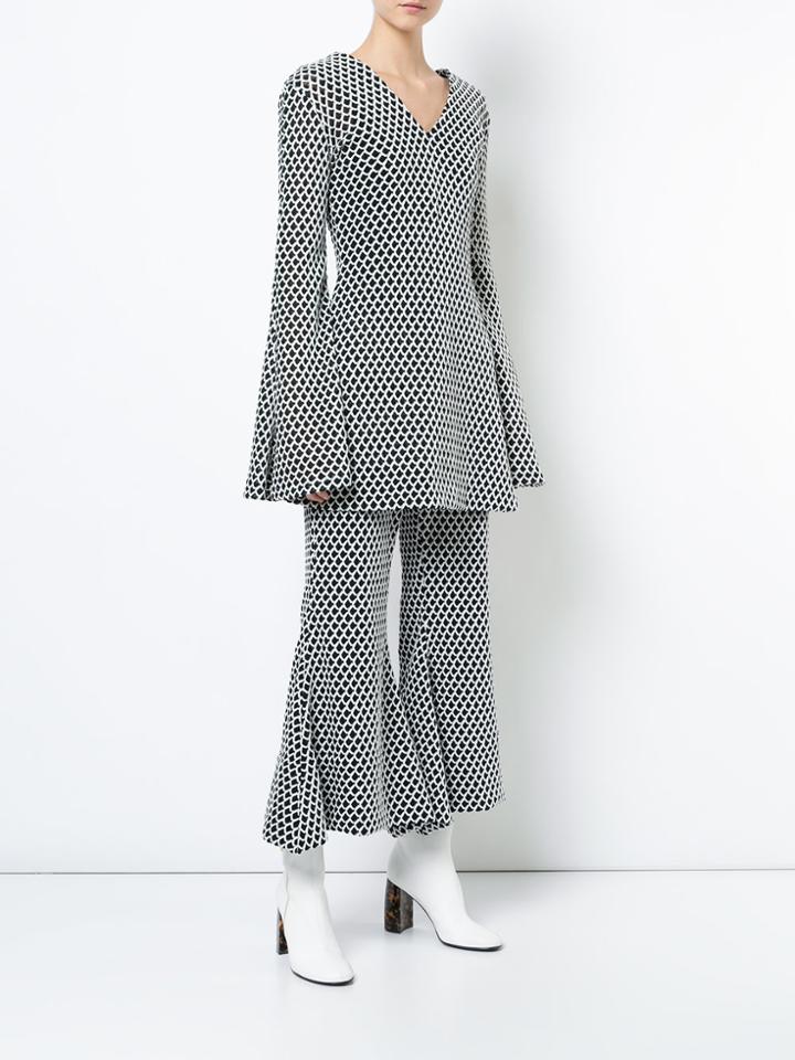Nika Tang Tie-back Oversized Top - Black