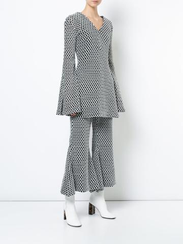 Nika Tang Tie-back Oversized Top - Black