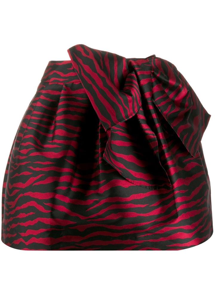 P.a.r.o.s.h. Printed Mini Skirt - Red