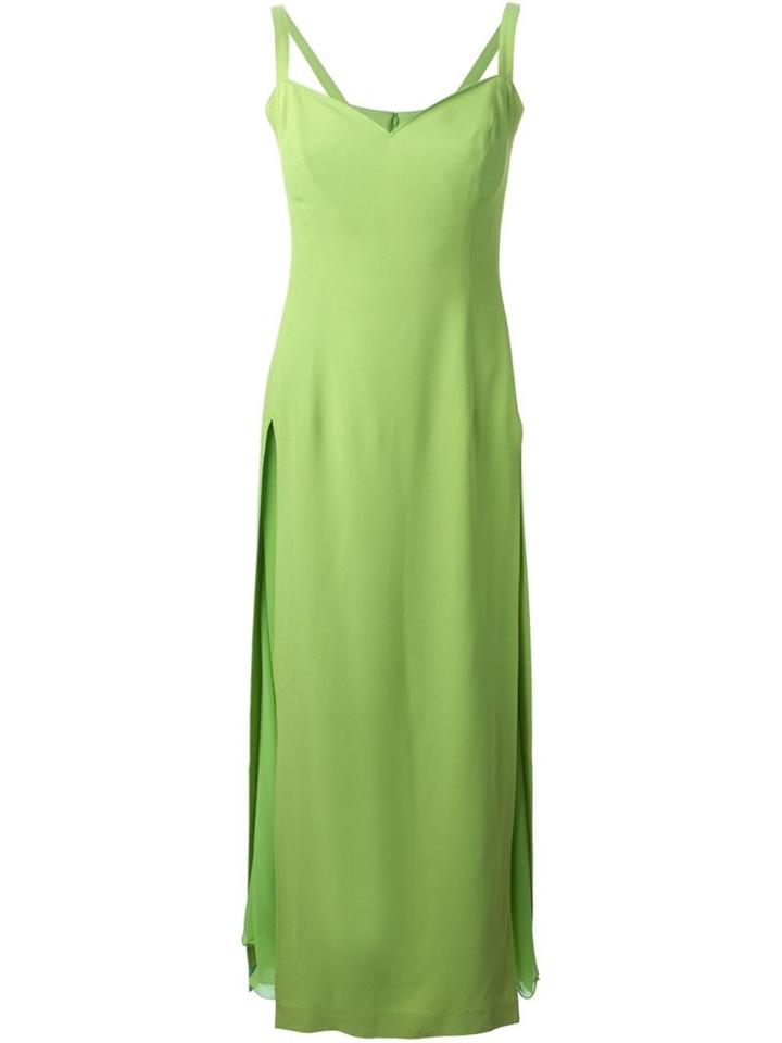 Versace Vintage Side Slit Dress