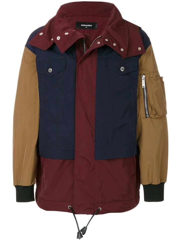 Dsquared2 Casual Zipped Jacket - Multicolour