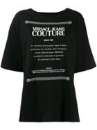 Versace Jeans Couture Oversized T-shirt - Black