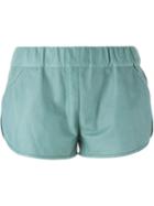 Drome Leather Shorts, Women's, Size: Xs, Green, Leather/cupro