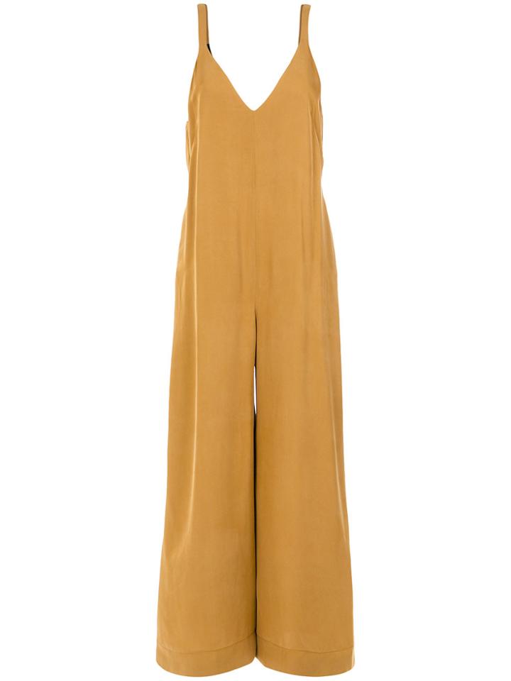 Andrea Marques Wide Leg Jumpsuit - Yellow & Orange
