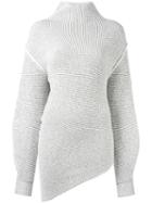 Stella Mccartney Structured Knit Sweater, Women's, Size: 46, White, Polyamide/spandex/elastane/viscose/wool