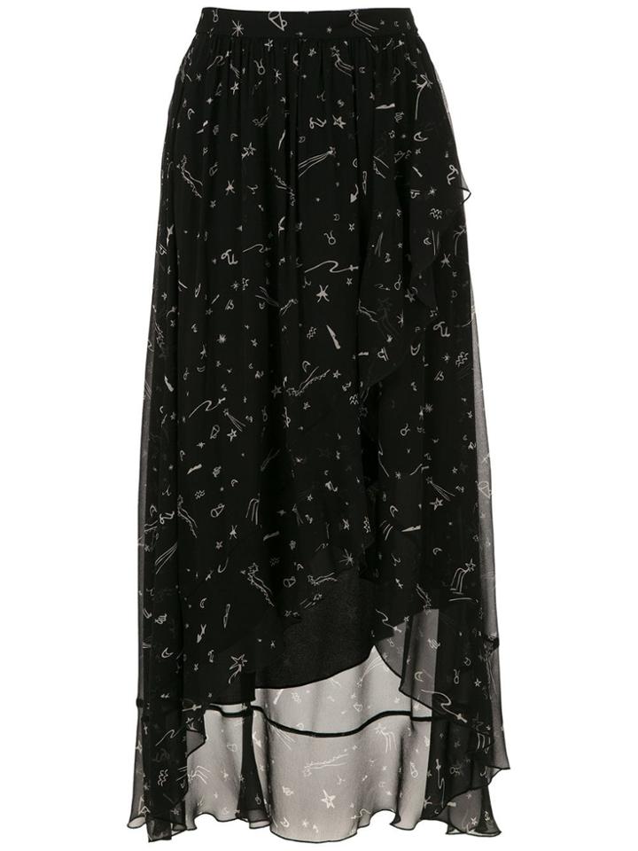 Nk Printed Skirt - Black