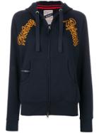 History Repeats Snake Embroidered Hoody - Blue