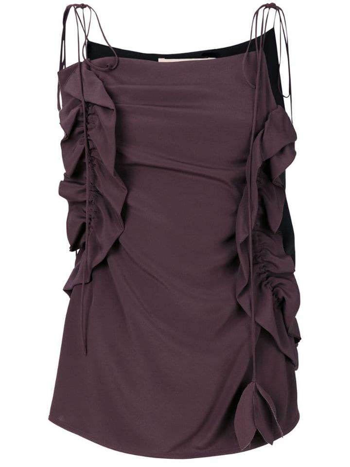 Marni Ruched Tank Top - Pink