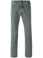 Jacob Cohen Slim-fit 'model 688' Jeans, Men's, Size: 32, Green, Cotton/elastodiene