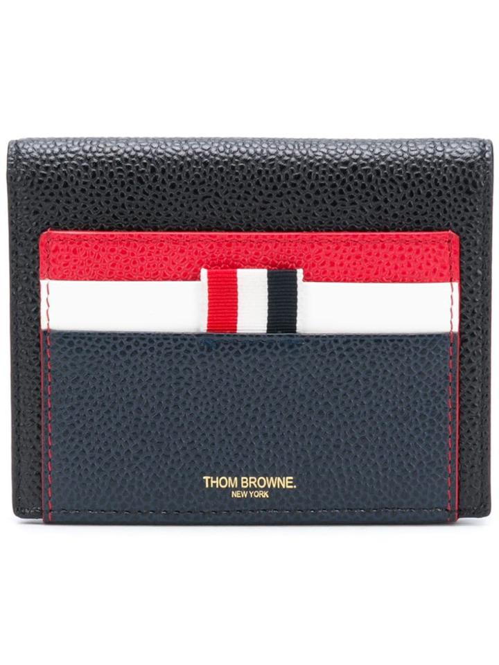 Thom Browne Fun Mix Folded Cardholder Billfold - Black