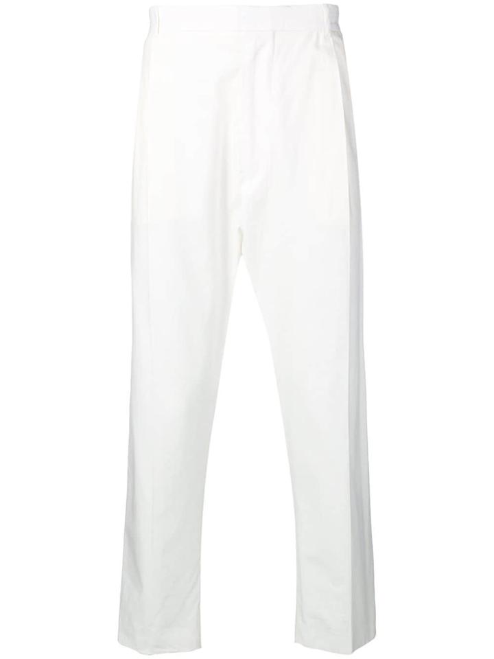 Ann Demeulemeester Slim-fit Tailored Trousers - White