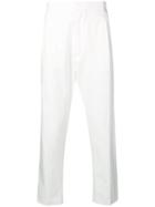 Ann Demeulemeester Slim-fit Tailored Trousers - White
