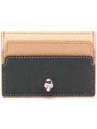 Alexander Mcqueen Stitched Detail Card Holder - Black