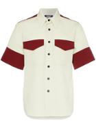 Calvin Klein 205w39nyc Contrasting Multi Pocket Short Sleeved Shirt -