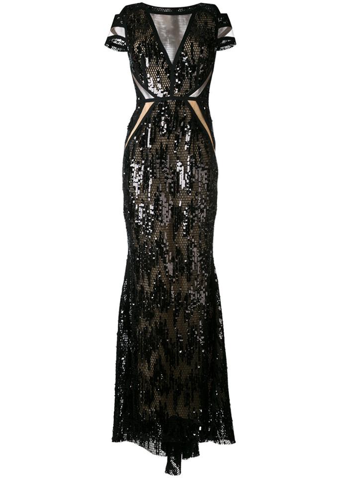 Talbot Runhof North Way Gown - Black