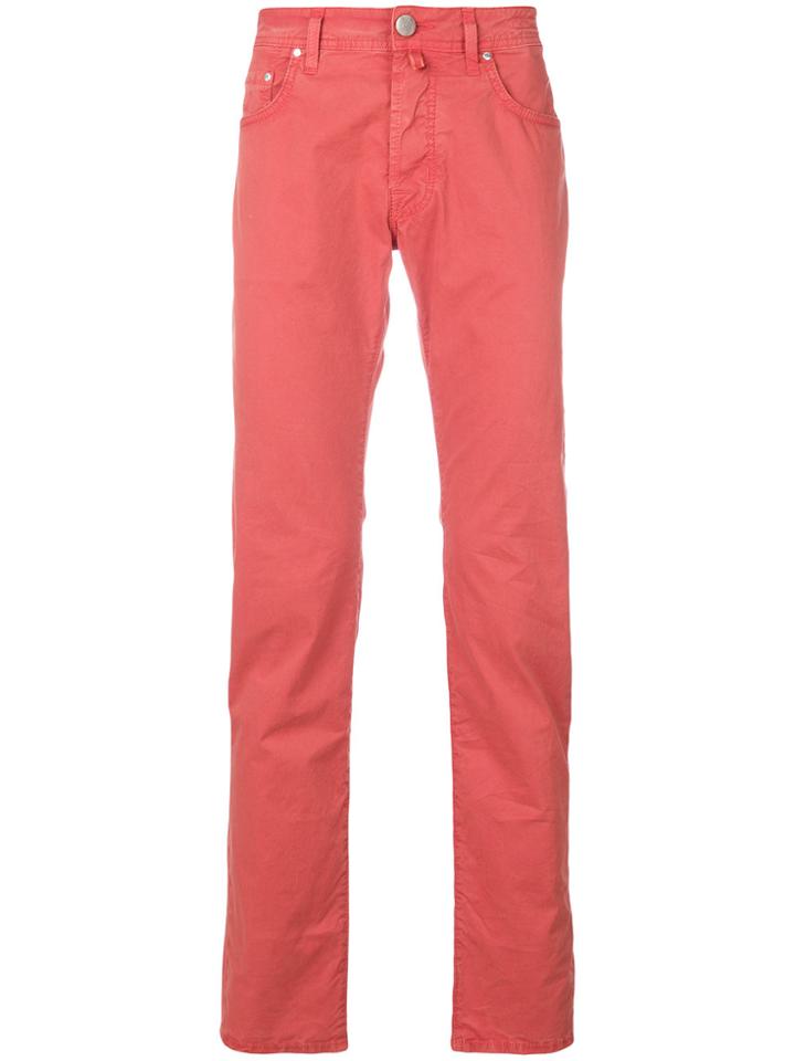 Jacob Cohen Classic Slim-fit Jeans - Red