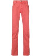 Jacob Cohen Classic Slim-fit Jeans - Red