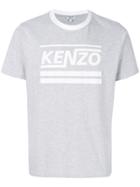 Kenzo Logo Print T Shirt - Grey