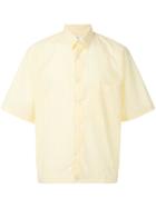 Cmmn Swdn Candy Stripe Short Sleeved Shirt - Yellow & Orange