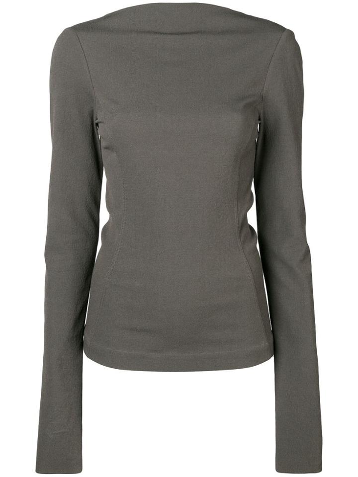 Rick Owens Stretch Top - Grey