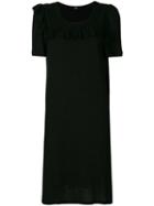 Diesel - Tulip Dress - Women - Linen/flax/viscose - L, Black, Linen/flax/viscose