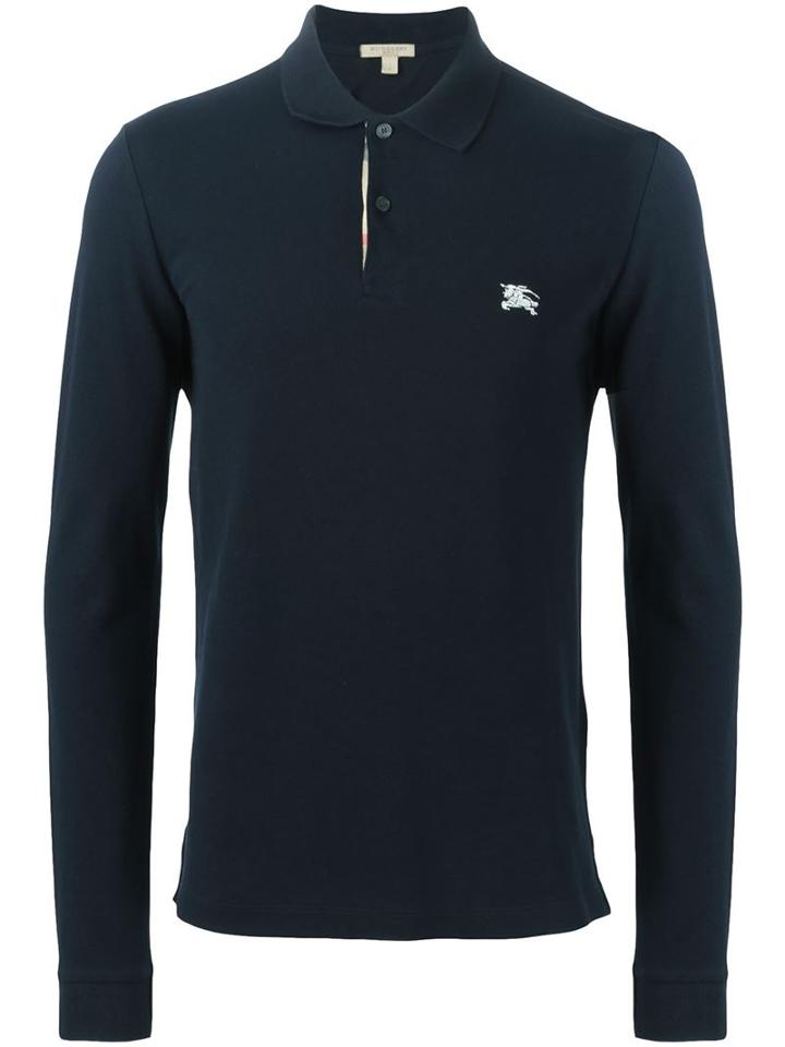 Burberry Brit Long Sleeve Polo Shirt