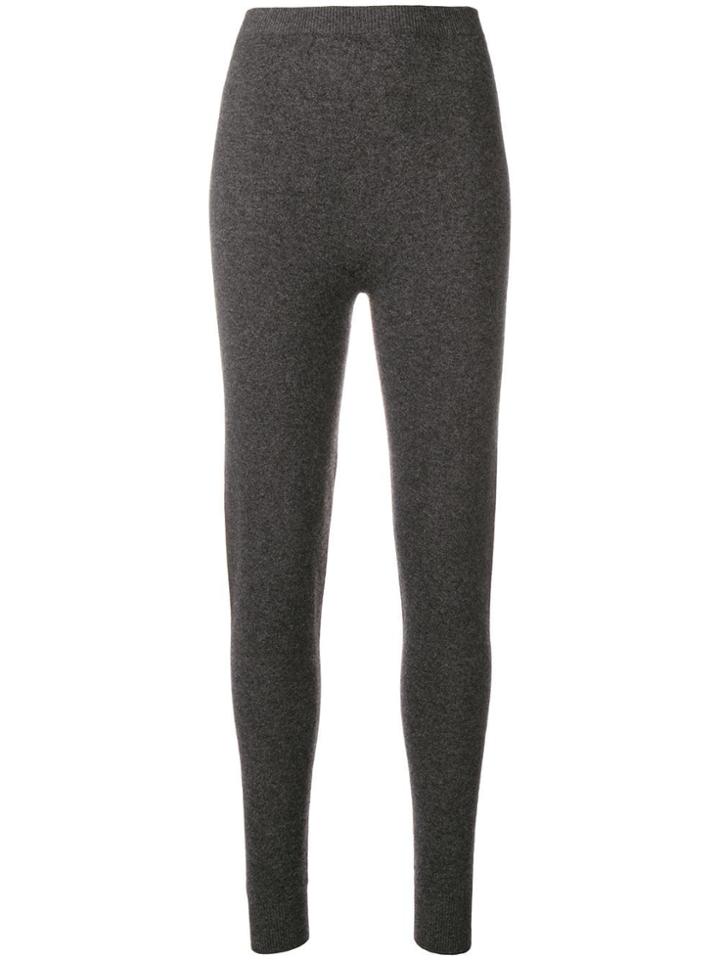 Fabiana Filippi Fine Knit Leggings - Grey