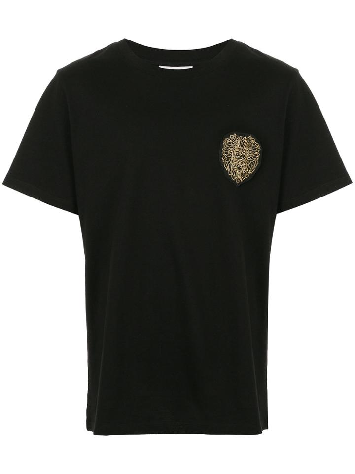 Public School Lion Patch T-shirt - Black