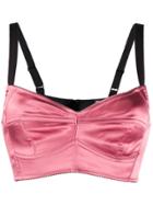 Dolce & Gabbana Cropped Top - Pink