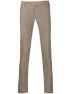 Entre Amis Skinny Tailored Trousers - Neutrals