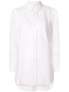 Hermès Pre-owned Embroidered Crest Shirt - White