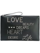 Red Valentino Studded Clutch