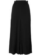 Rachel Comey Cropped Wide Leg Trousers, Women's, Size: 6, Black, Polyester/viscose