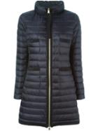 Moncler 'bogue' Coat, Women's, Size: 5, Black, Feather Down/polyamide