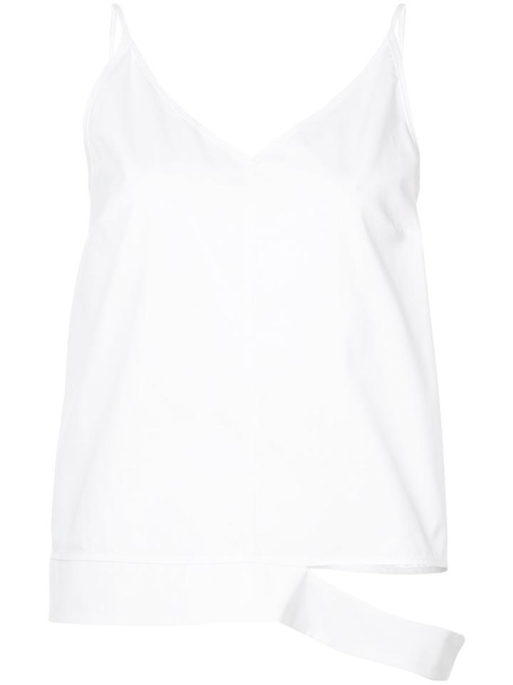 Harvey Faircloth Detached Hem Cami Top - White