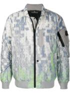 Stone Island Shadow Project All-over Print Padded Jacket - Grey